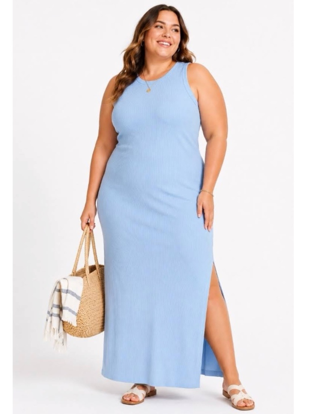 Universal Thread Maxi Ribbed Tank Dress